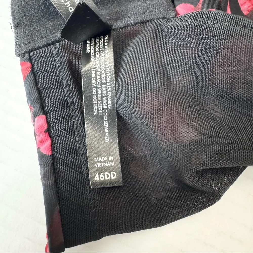 Torrid Curve Dream 360 Back Smoothing Wire-Free Push-Up Bra Floral Size 46DD - Picture 13 of 13